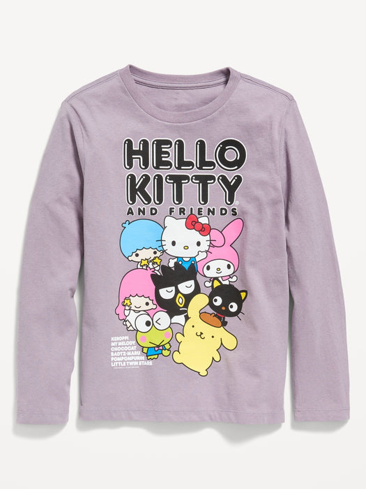 Long-Sleeve Hello Kitty® And Friends Gender-Neutral T-Shirt for Kids