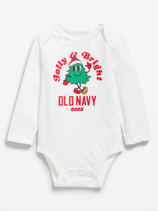 Unisex Long-Sleeve Graphic Bodysuit for Baby