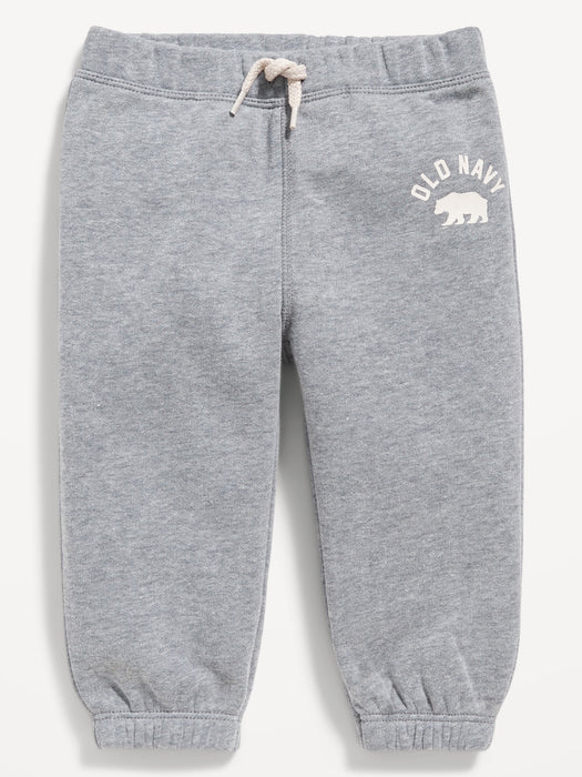 Unisex Logo-Graphic Sweatpants for Baby - Gray