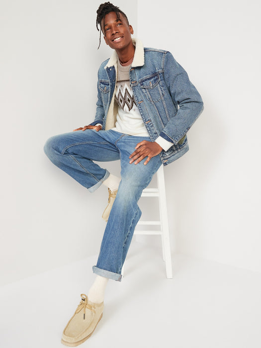 Cozy Matching Fair Isle Sweater for Men