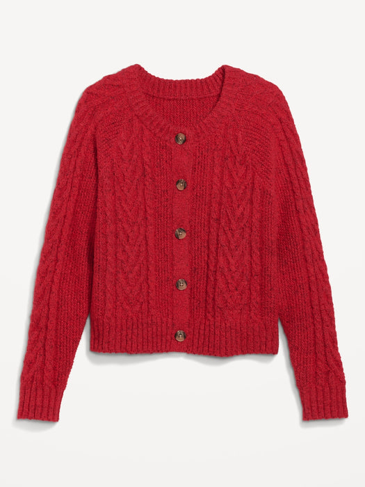 Cozy Cable-Knit Cardigan for Women
