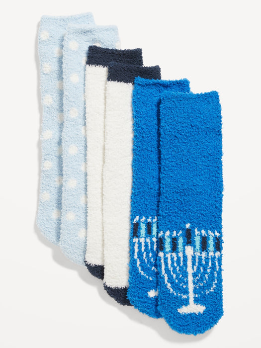 Cozy Crew Socks 3-Pack for Women - Multi