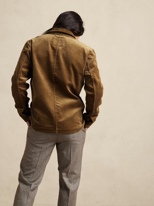 Corteo Corduroy Chore Coat - Whiskey Brown