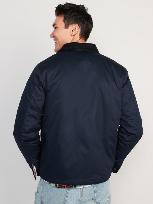 Water-Resistant Cotton-Twill Barn Coat for Men