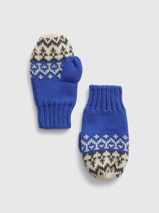 Toddler Fair Isle Mittens