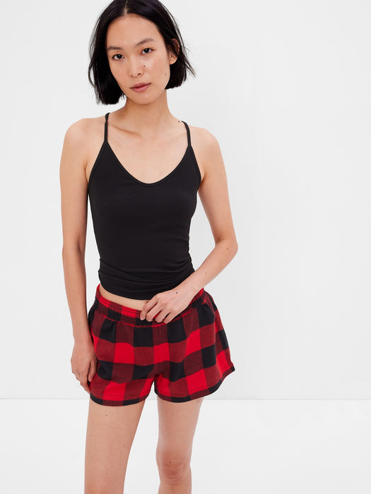 Flannel PJ Shorts