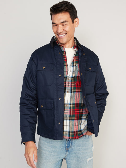 Water-Resistant Cotton-Twill Barn Coat for Men
