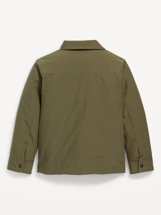 StretchTech Water-Resistant Shacket for Boys