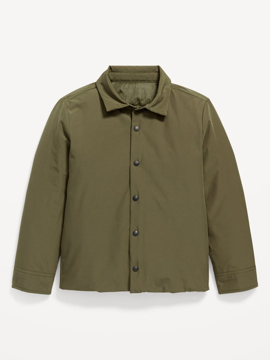 StretchTech Water-Resistant Shacket for Boys