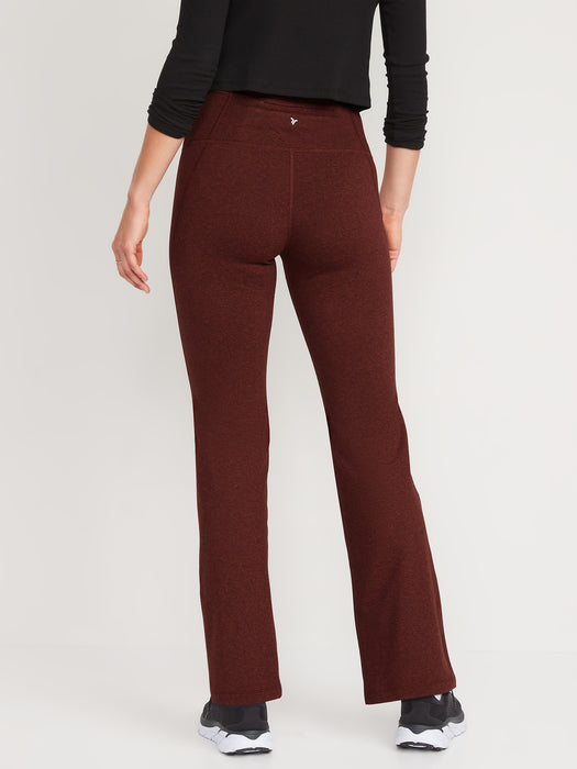 High-Waisted CozeCore Boot-Cut Leggings for Women