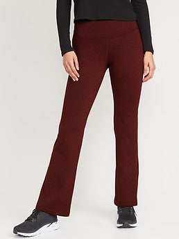 High-Waisted CozeCore Boot-Cut Leggings for Women