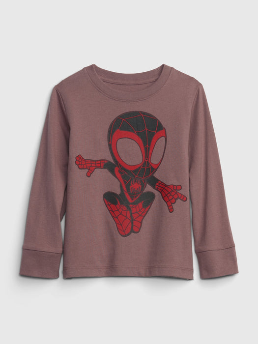 babyGap &#124 Marvel 100% Organic Cotton Superhero Graphic T-Shirt - mauve smoke