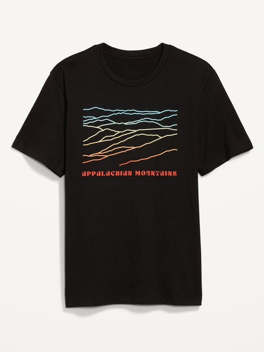 Soft-Washed Graphic T-Shirt for Men