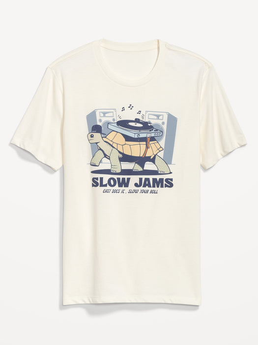 Soft-Washed Graphic T-Shirt for Men