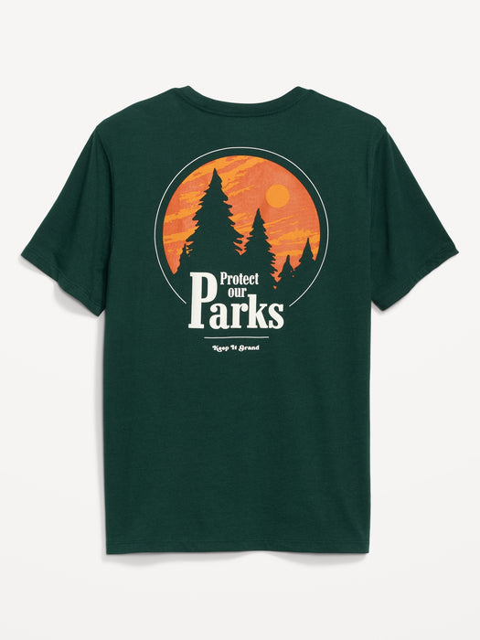 Soft-Washed Graphic T-Shirt for Men