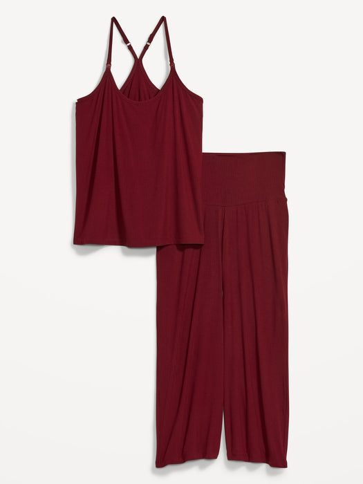 Maternity Sunday Sleep Racerback Pajama Top and Pants Set