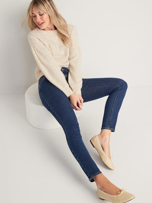 Mid-Rise Rockstar Super-Skinny Jeans for Women