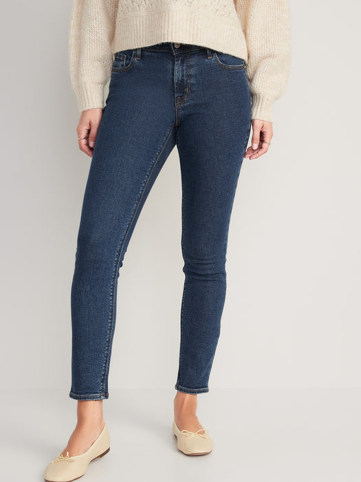 Mid-Rise Rockstar Super-Skinny Jeans for Women