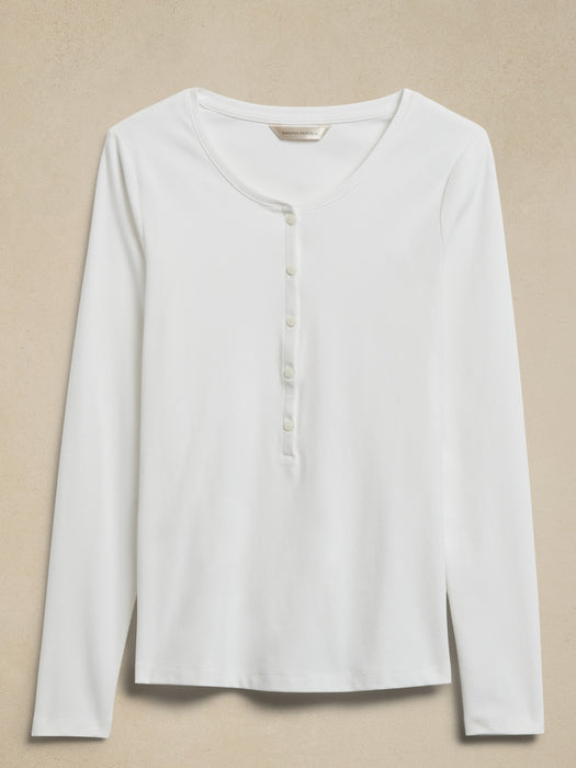 Pyrenees Henley T-Shirt - White