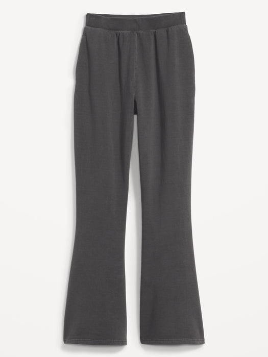 Extra High-Waisted Snuggly Fleece Flare Sweatpants for Women