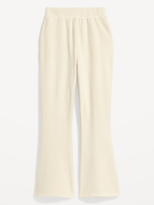 Extra High-Waisted Snuggly Fleece Flare Sweatpants for Women