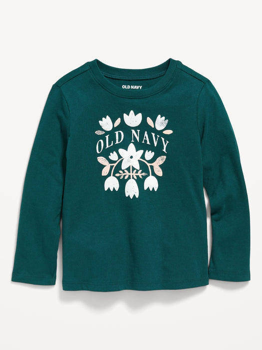 Unisex Long-Sleeve Logo-Graphic T-Shirt for Toddler
