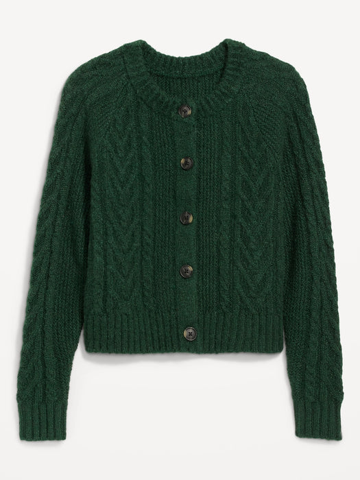 Cozy Cable-Knit Cardigan for Women
