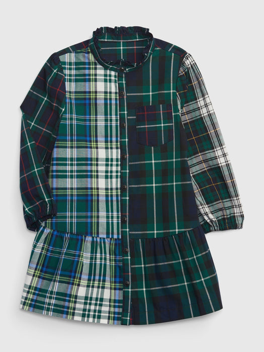Toddler Mixed Plaid Dress