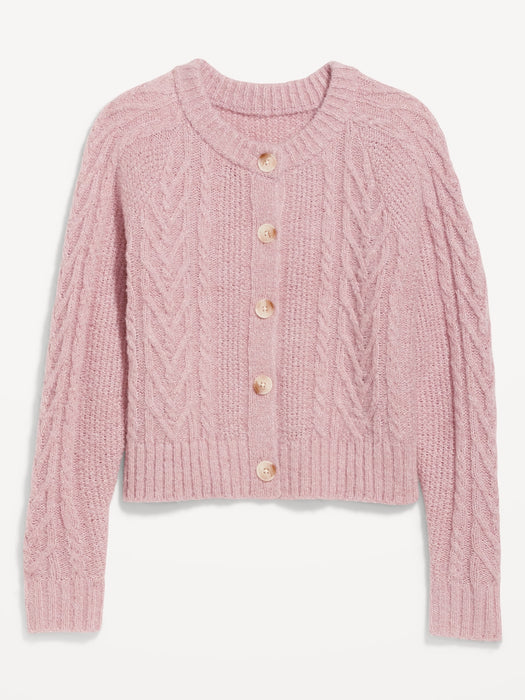 Cozy Cable-Knit Cardigan for Women