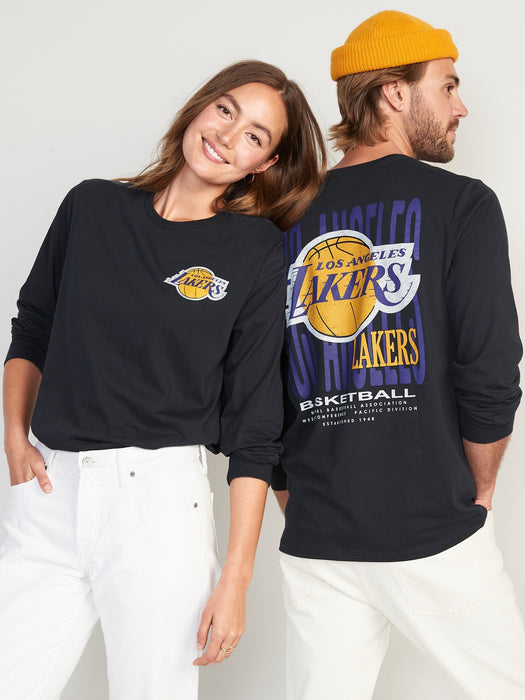 NBA® Los Angeles Lakers™ Gender-Neutral Long-Sleeve T-Shirt for Adults - Multi