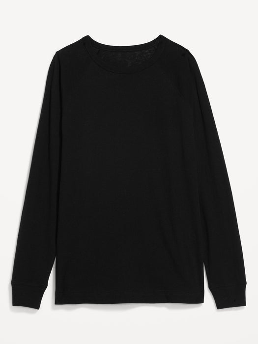 Long-Sleeve Loose Tunic T-Shirt for Women