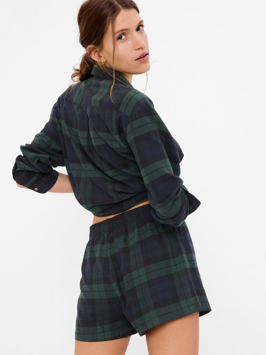 Flannel PJ Shorts