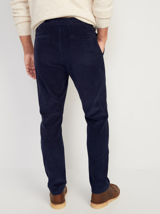 Slim Corduroy Pull-On Chino Pants for Men