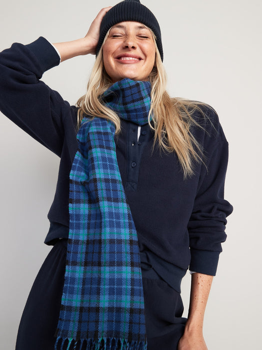 Microfleece Henley Lounge Sweatshirt for Women