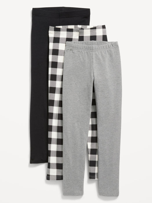 Jersey Built-In Tough Leggings 3-Pack for Girls