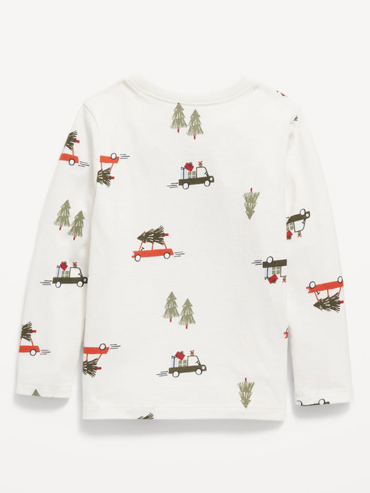 Unisex Long-Sleeve Logo T-Shirt for Toddler - Multi