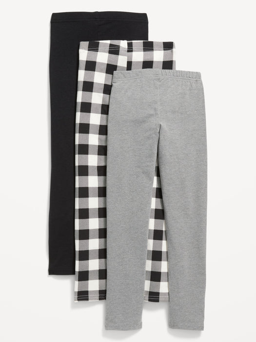 Jersey Built-In Tough Leggings 3-Pack for Girls