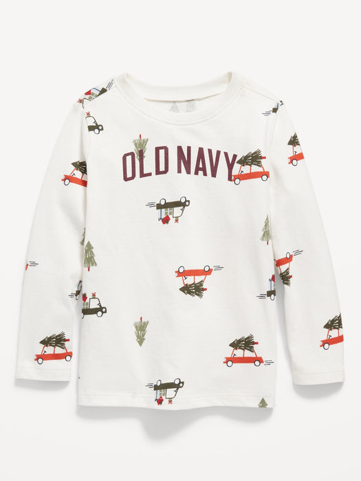 Unisex Long-Sleeve Logo T-Shirt for Toddler - Multi