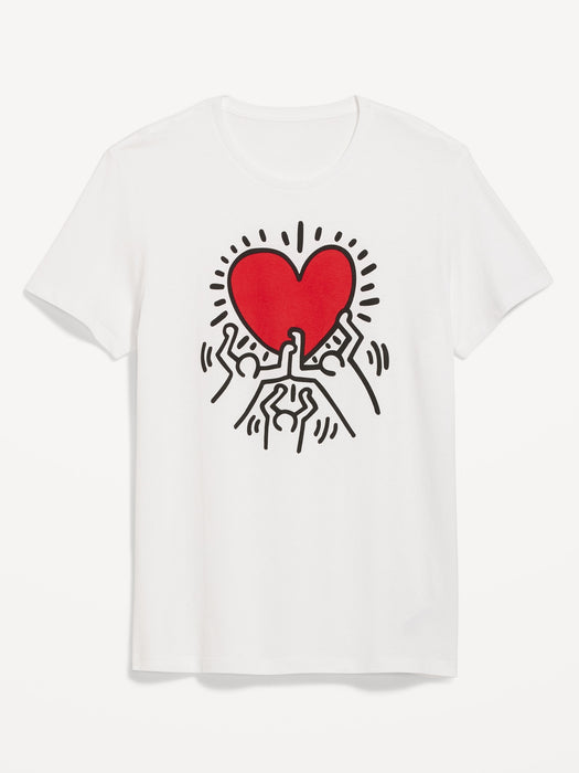 Keith Haring™ Matching Graphic Gender-Neutral T-Shirt for Adults