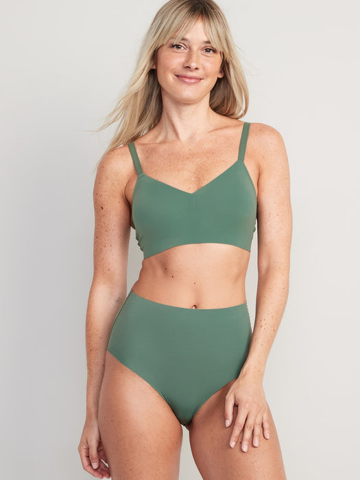 Soft-Knit No-Show Brief Underwear for Women