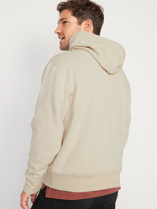 Oversized Thermal-Lined Pullover Hoodie for Men