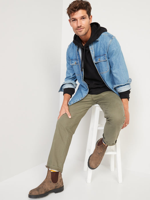 Thermal-Knit Pullover T-Shirt Hoodie for Men