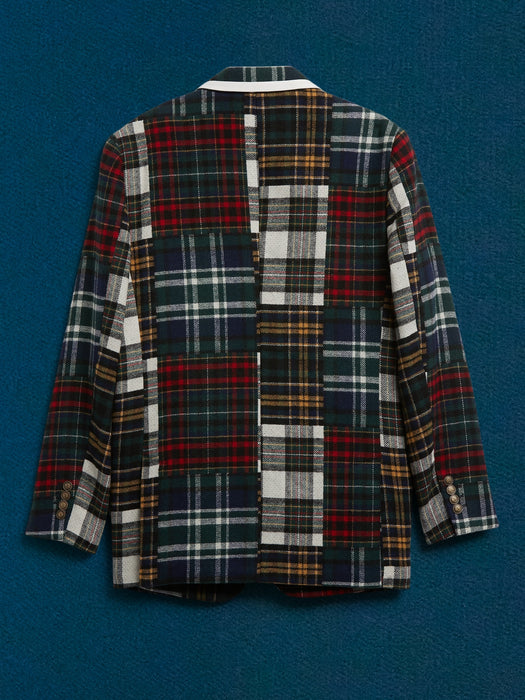 BR ATHLETICS Patchwork Blazer - Patchwork Blue