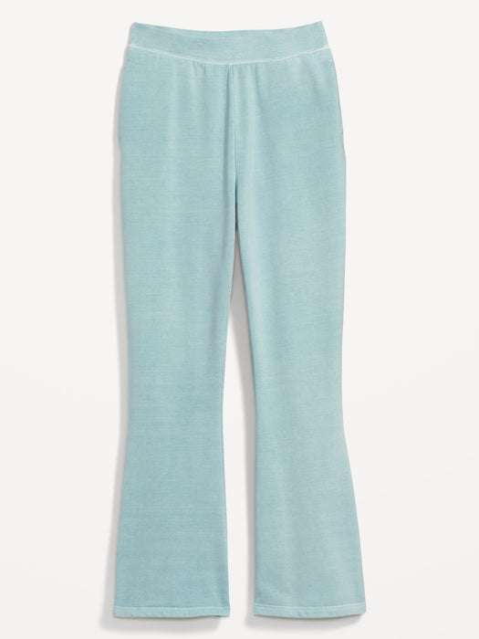 Extra High-Waisted Snuggly Fleece Flare Sweatpants for Women