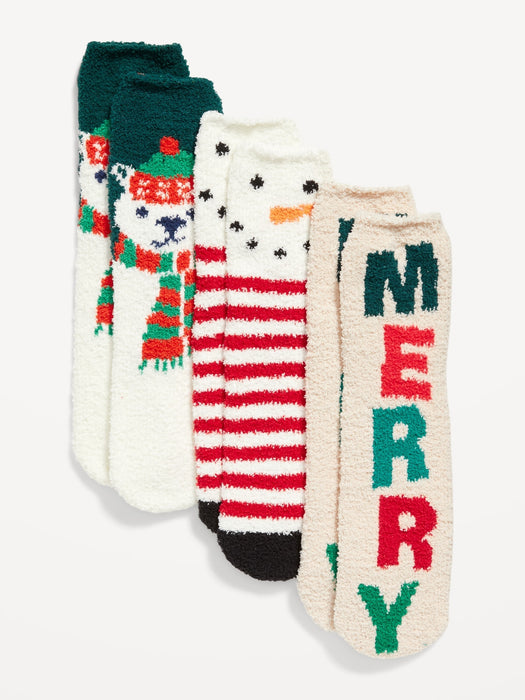 Cozy Socks 3-Pack for Men - White