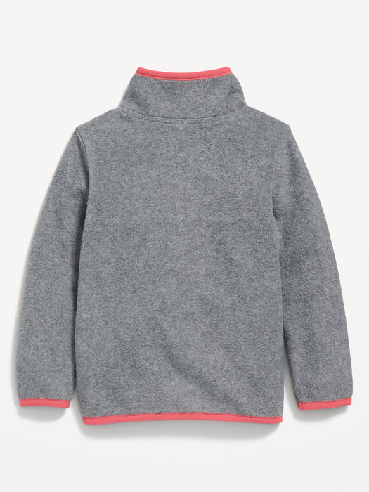 Unisex 1/4-Snap Color-Block Pullover for Toddler