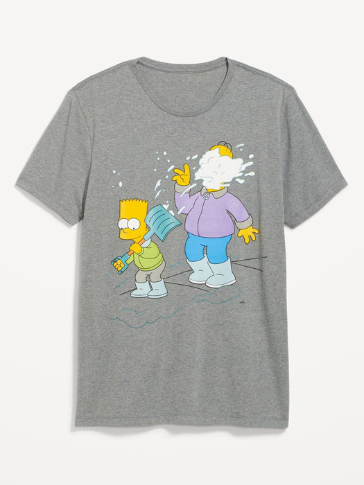 The Simpsons™ Matching Gender-Neutral T-Shirt for Adults - Gray