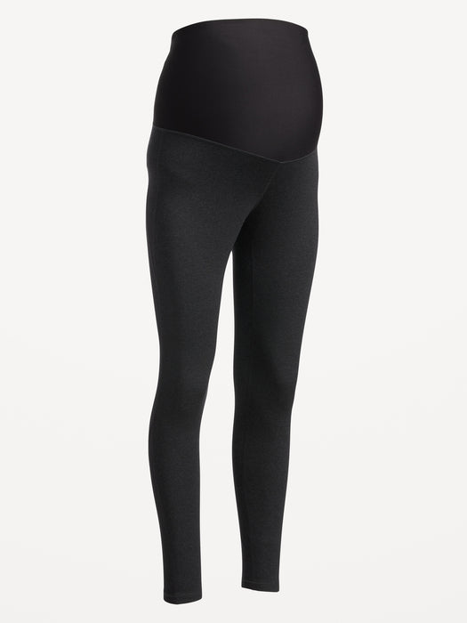 Maternity High-Waisted CozeCore Leggings - Black