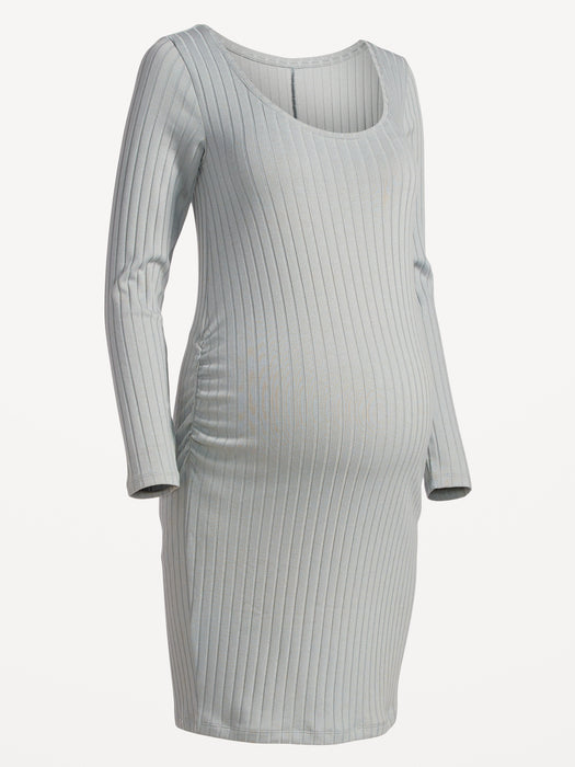 Maternity Rib-Knit Bodycon Dress