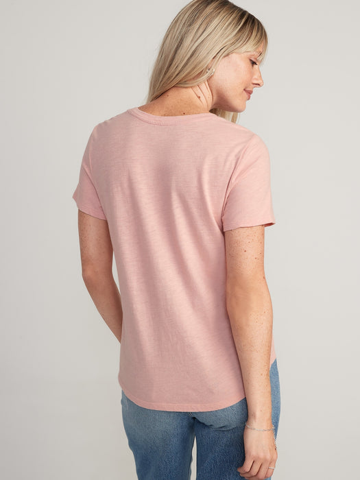 EveryWear Logo Graphic T-Shirt for Women - Pink